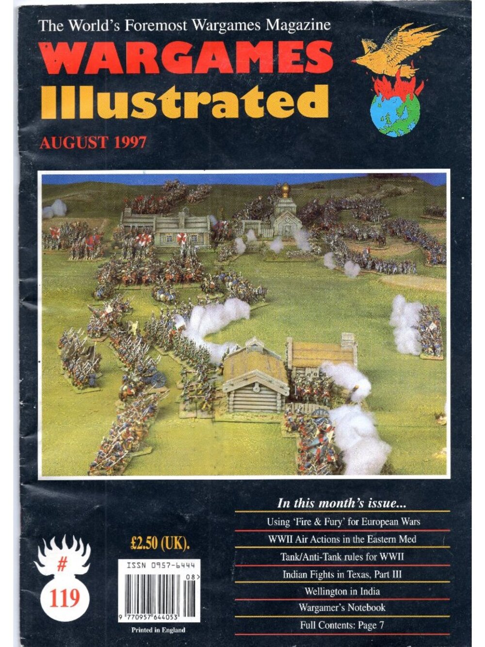 Wargames Illustrated #119 August 1997 WWII Napoleon Texas Wargaming